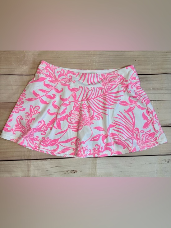 Lilly Pulitzer Pants - Lilly Pulitzer Aila  Skort Luxletic Pink Floral UPF 50 Sport Athletic woman’s L